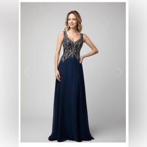 Special Occasion Dress by Juno. Royal Blue Size XL (12).  New with tags.